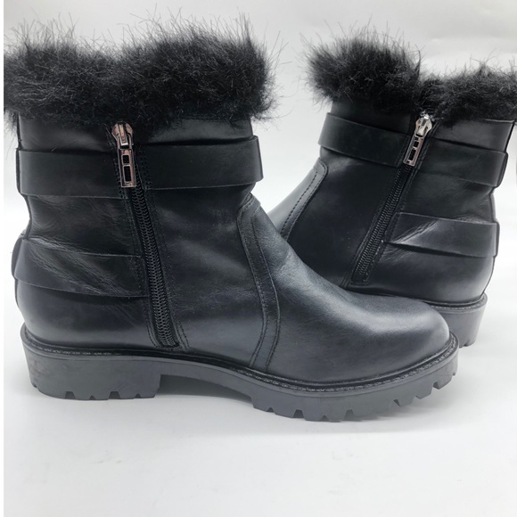 Charles David Reno Faux Fur Leather Boot - Picture 4 of 7